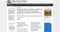 Desktop Screenshot of ceciltimes.com